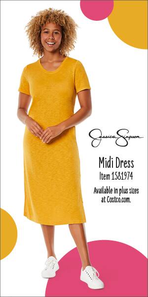 Midi Dress Item 1581974 Available in plus sizes at Costco.com