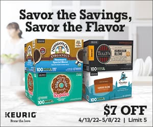 Savor the Savings, Savor the Flavor. $7 OFF 4/13/22 - 5/8/22.