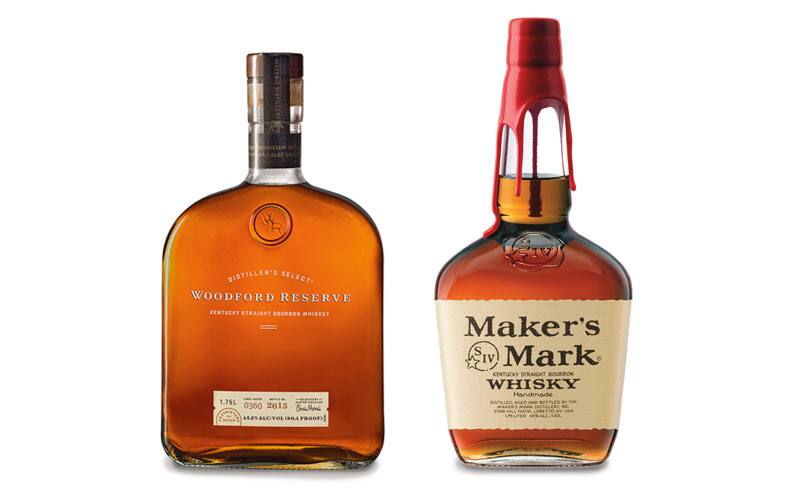 whisky bottles