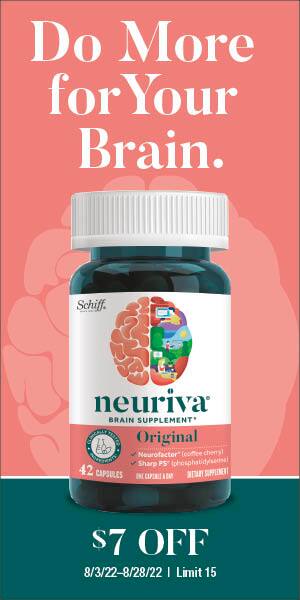 Do more for your brain. $7 off. 8/3/22-8/28/22 | Limit 15