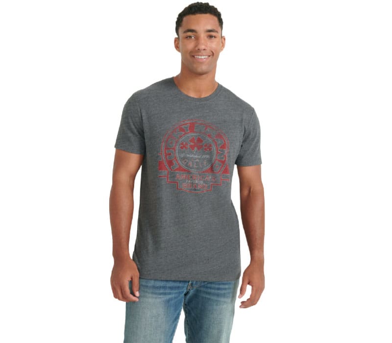 man in gray shirt