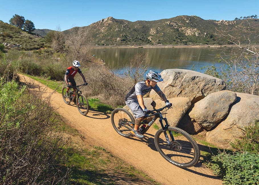 people on bikes