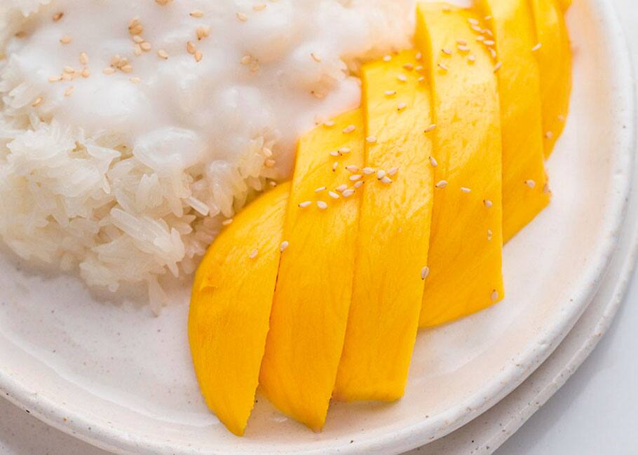 mangoes and rice
