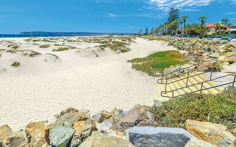 sandy beach