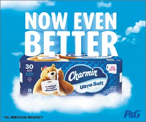 Now Even Better. *vs previous product. Charmin Ultra Soft. P&G