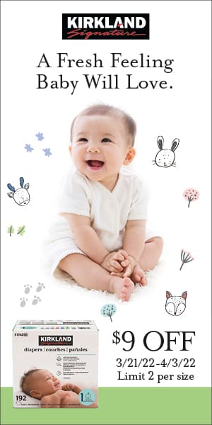 Kirkland Signature - A fresh feeling baby will love. $9 OFF 3/21/22 - 4/3/22 Limit 2 per size.