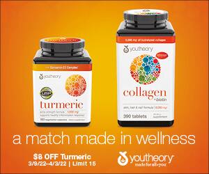 a match made in wellness. $8 OFF Turmeric 3/9/22 - 4/3/22. Limit 15.