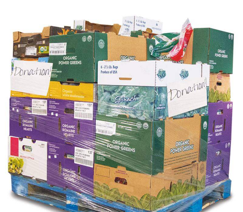 pallet of food