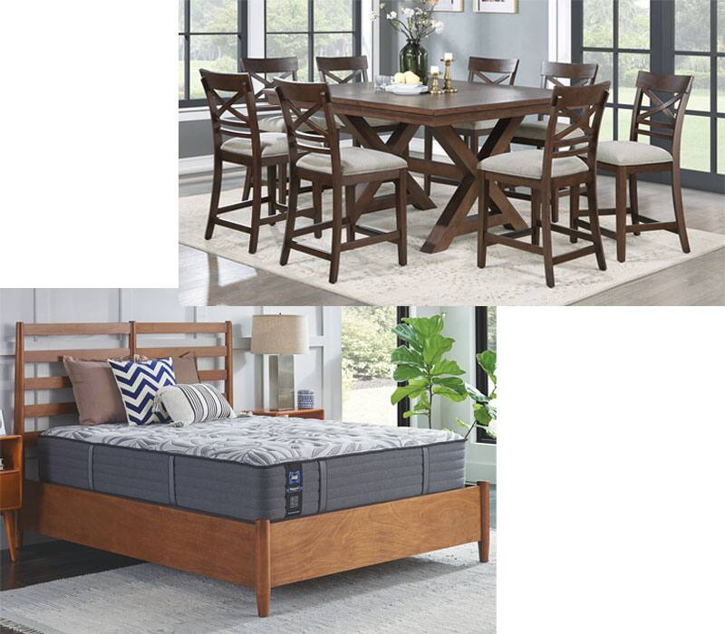 Counter-Height Dining Set, Mattress
