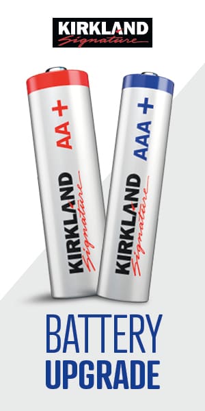 Kirkland signature logo. Battery upgrade