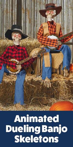 Animated dueling banjo skeletons