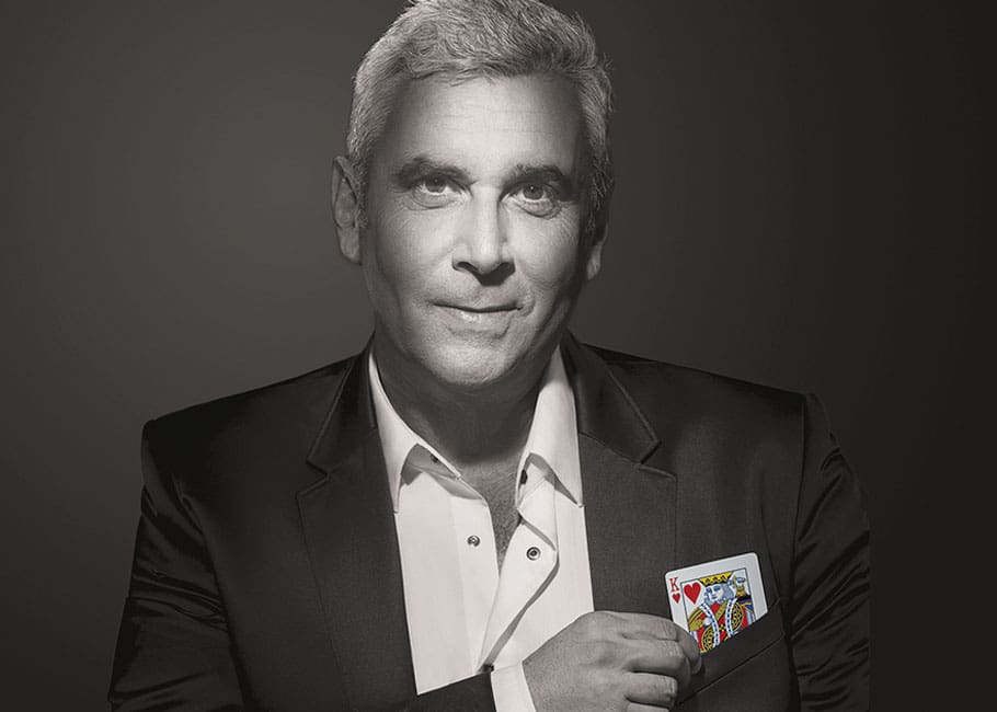 man with a card in the pocket