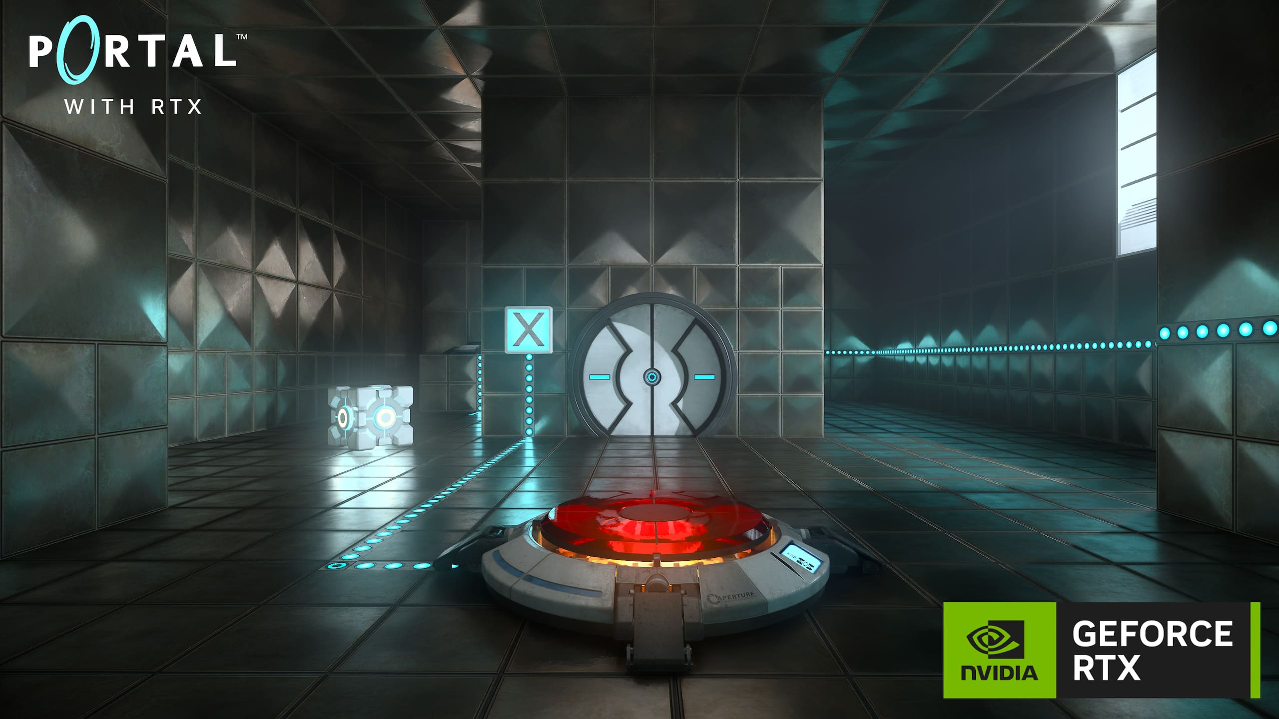 Screenshot of the game Portal with RTX