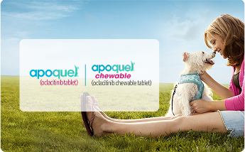 Apoquel® (oclacitinib tablet). Apoquel® chewable (oclacitinib chewable tablet).