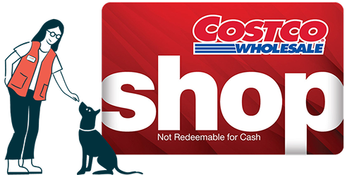 Costco® Wholesale. Shop. Not redeemable for cash