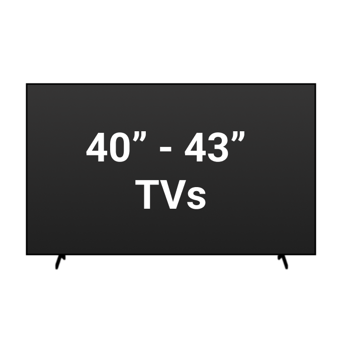 40 inch - 43 inch TVs